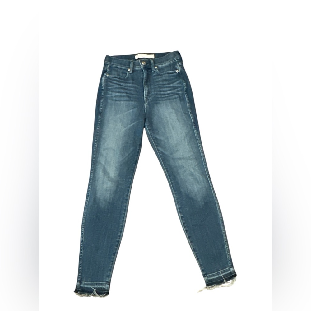 AYR The Riser Jeans Women’s 27x26 Raw Hem Los Angeles NYC Ankle Skinny